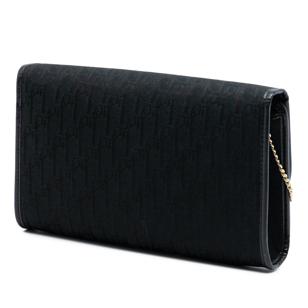 Dior Diorissimo Trotter Canvas Chain Shoulder Bag