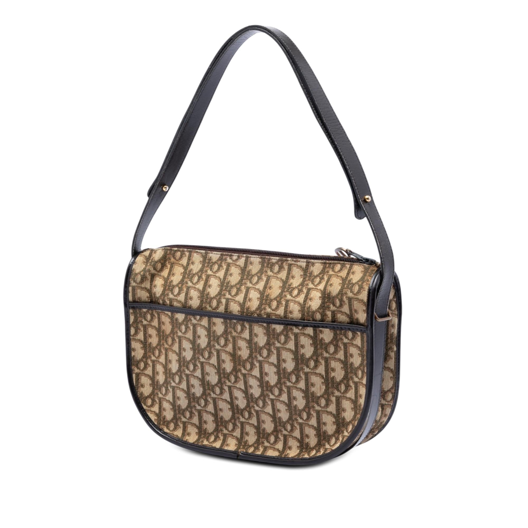 Dior Diorissimo Trotter Canvas Shoulder Bag