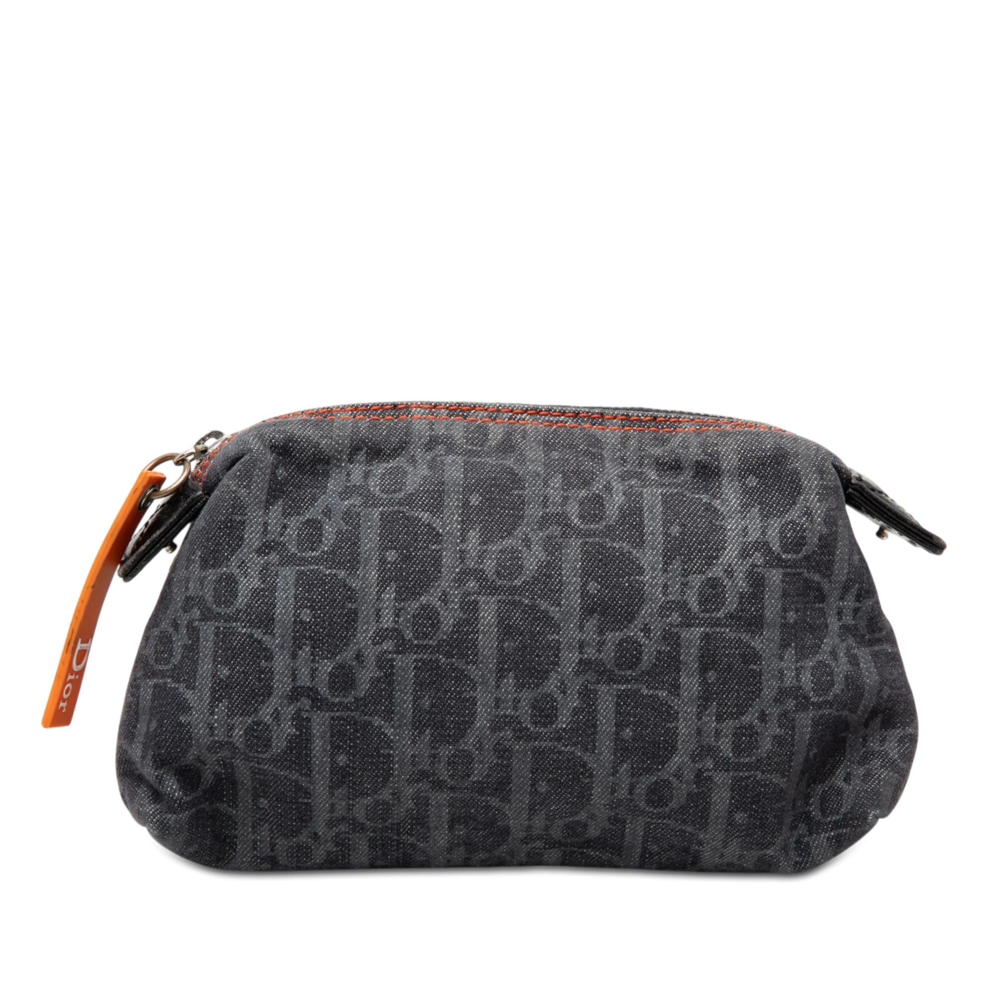 Dior Diorissimo Trotter Denim Flight Cosmetic Pouch