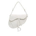 Dior Embossed Leather Oblique Saddle Bag (SHG-hIXCgH)
