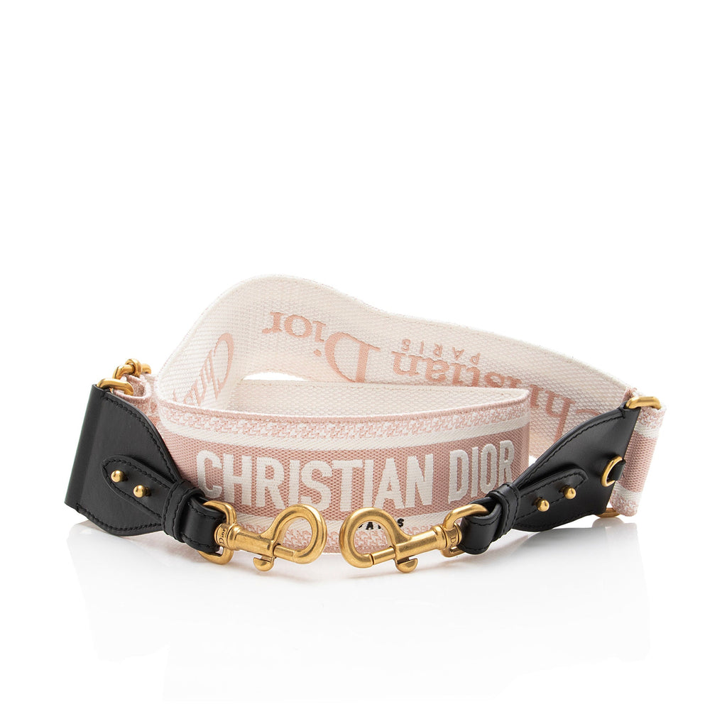 Dior Embroidered Oblique Shoulder Strap