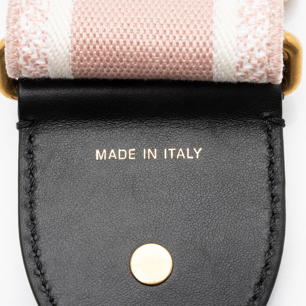 Dior Embroidered Oblique Shoulder Strap