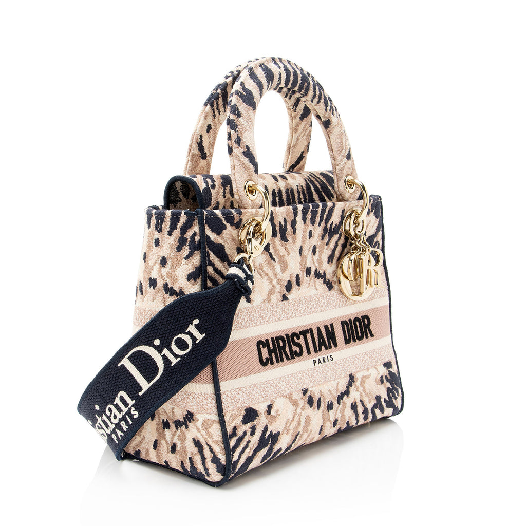 Dior Embroidered Tie-Dye Lady D-Lite Medium Tote