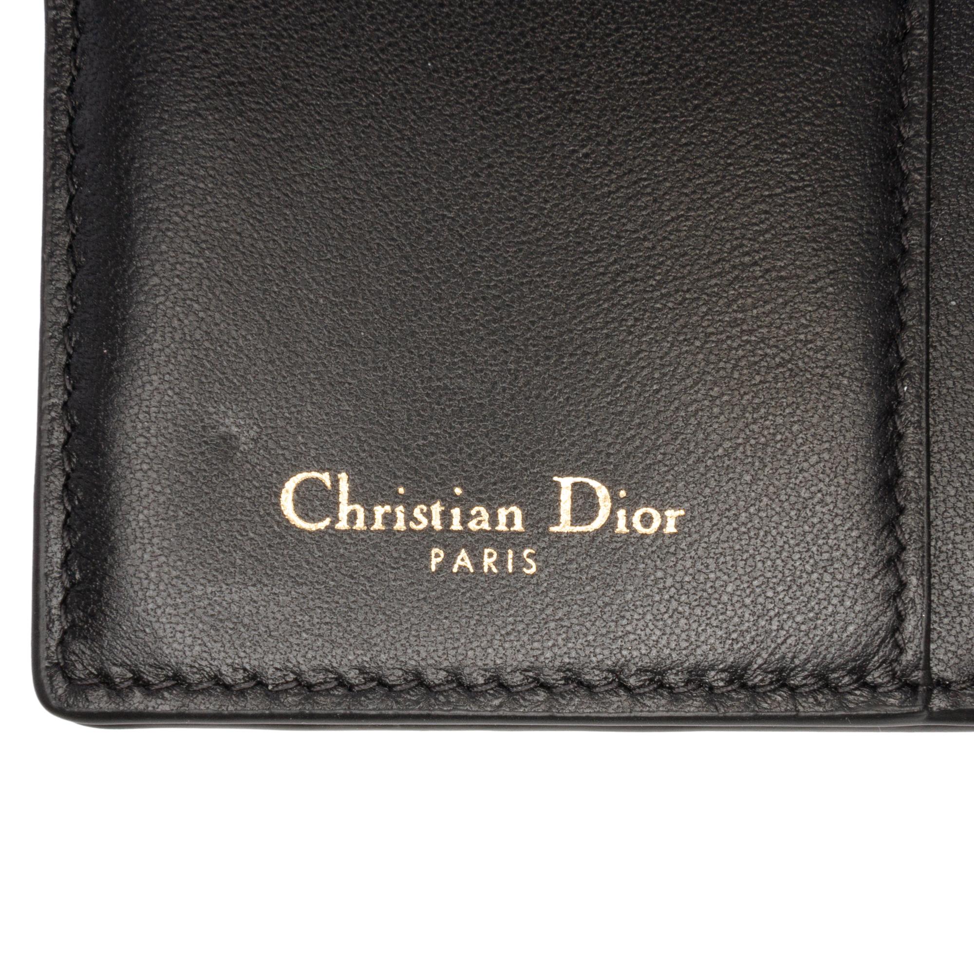 Dior Goatskin Saddle Long Wallet