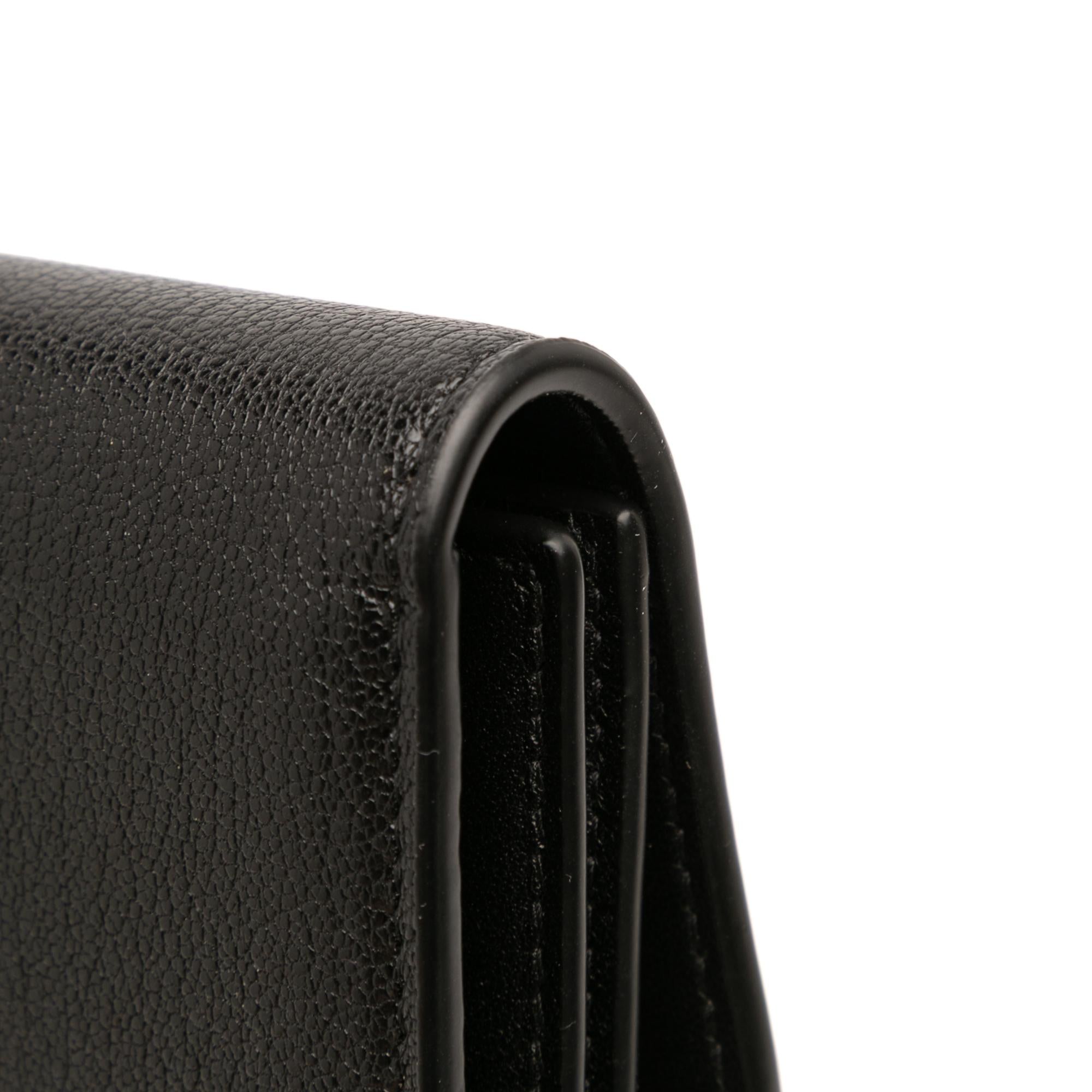 Dior Goatskin Saddle Long Wallet