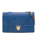Dior Grained Calfskin Diorama Wallet on Chain