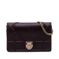 Dior Grained Calfskin Diorama Wallet on Chain