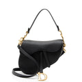 Dior Grained Calfskin Saddle Dual Strap Crossbody