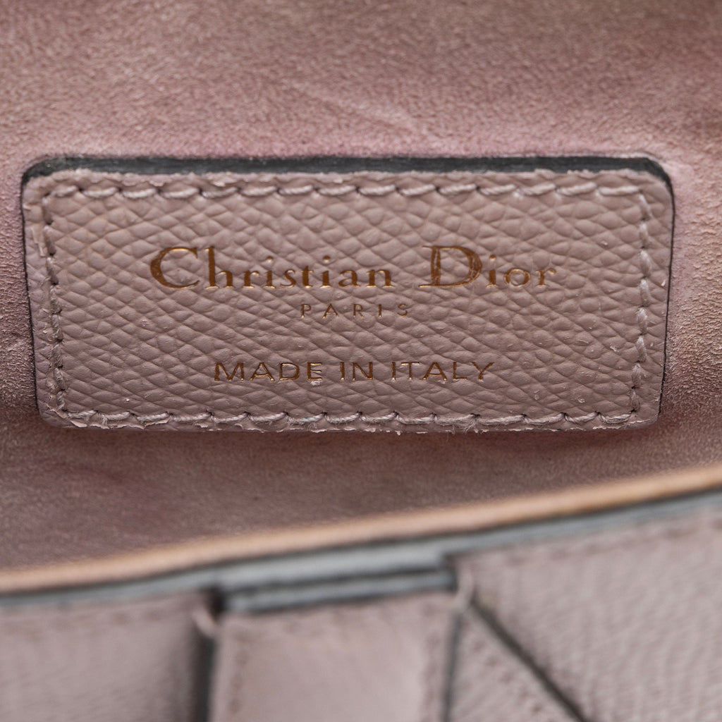 Dior Grained Calfskin Saddle Mini Bag