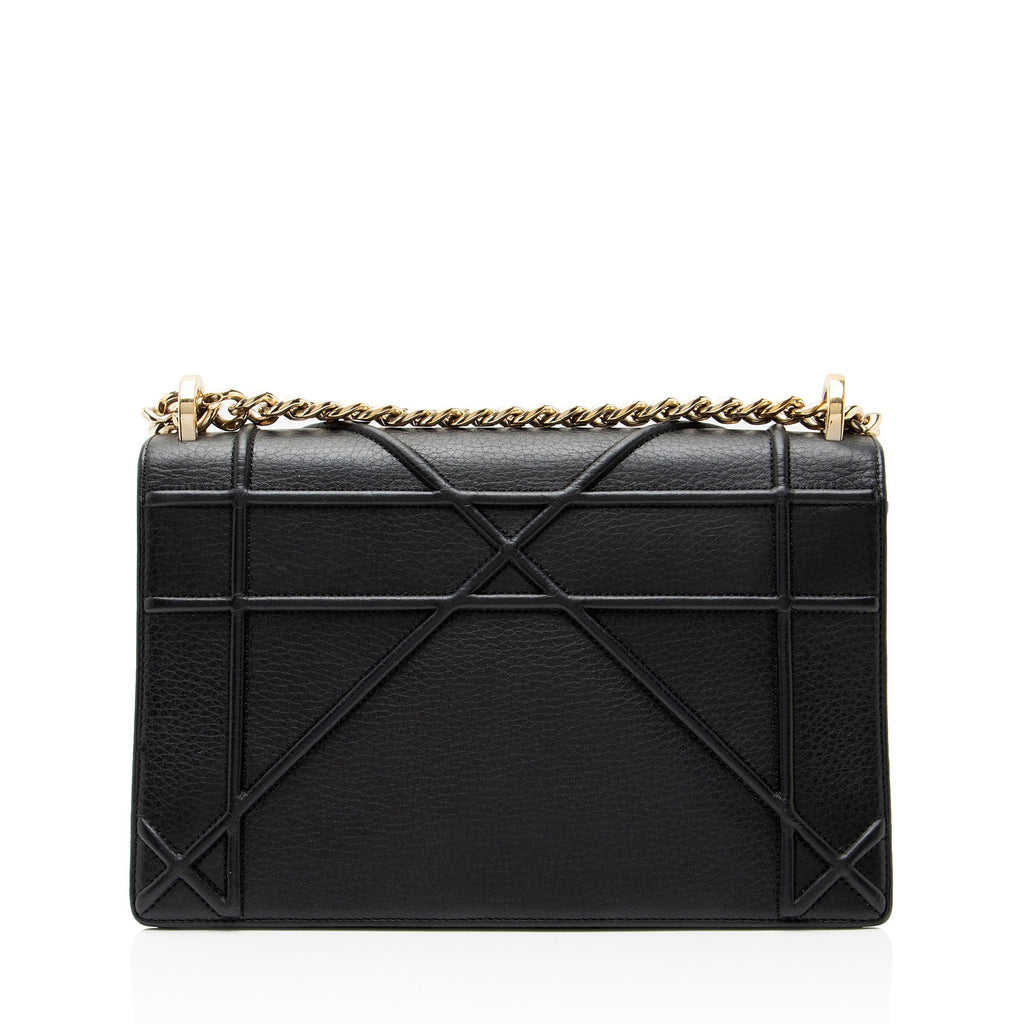 Dior Grained Leather Diorama Medium Shoulder Bag