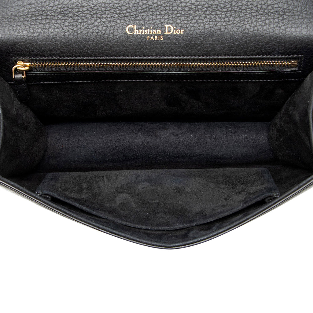 Dior Grained Leather Diorama Medium Shoulder Bag