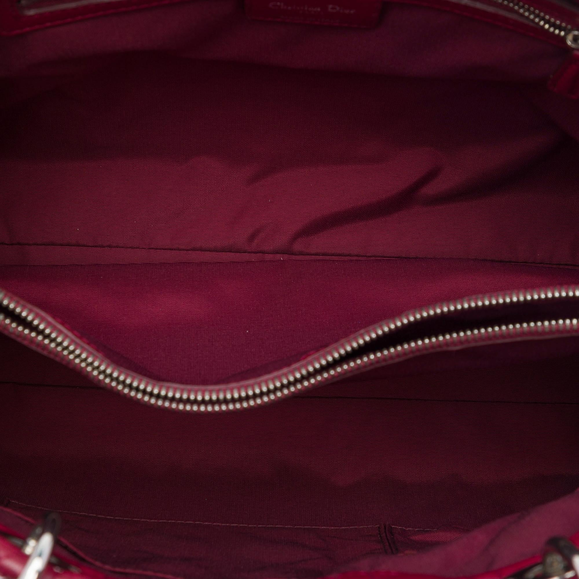 Dior Large Lambskin Cannage Lady Dior Soft Shopping Tote