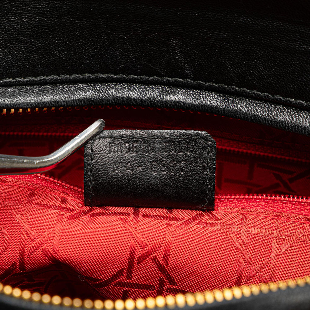 Dior Large Lambskin Cannage Lady Dior