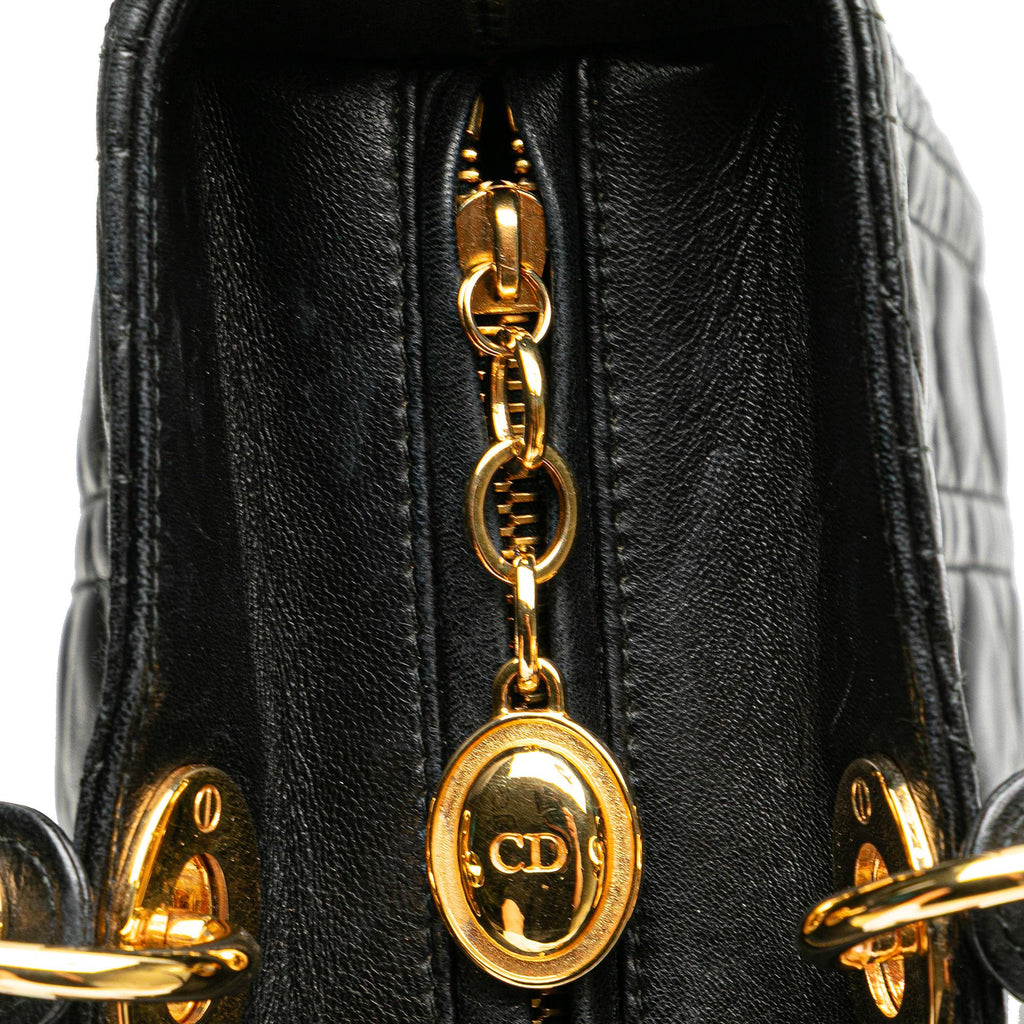 Dior Large Lambskin Cannage Lady Dior