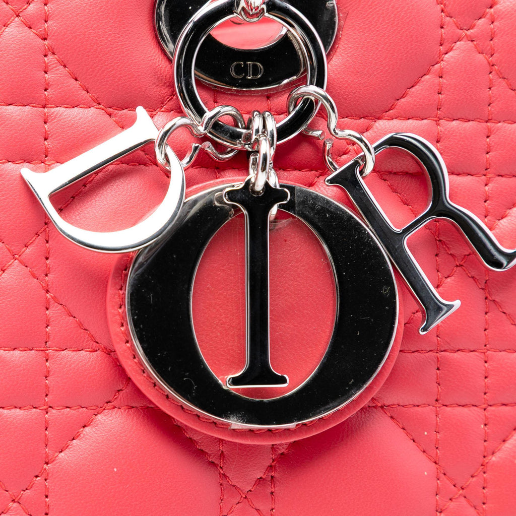 Dior Large Lambskin Cannage Lady Dior