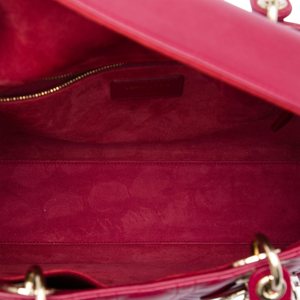 Dior Large Lambskin Cannage Lady Dior
