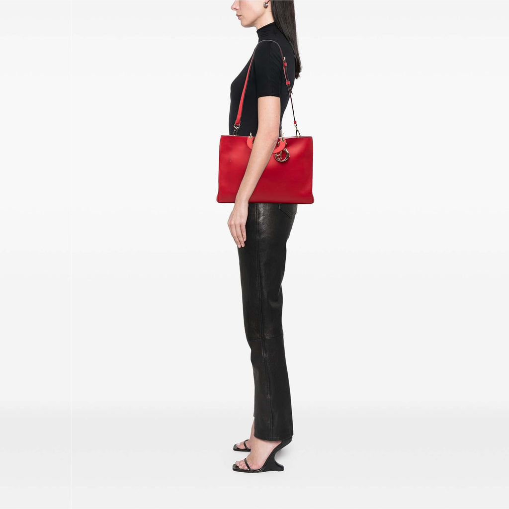 Dior Large Smooth Calfskin Diorissimo Satchel