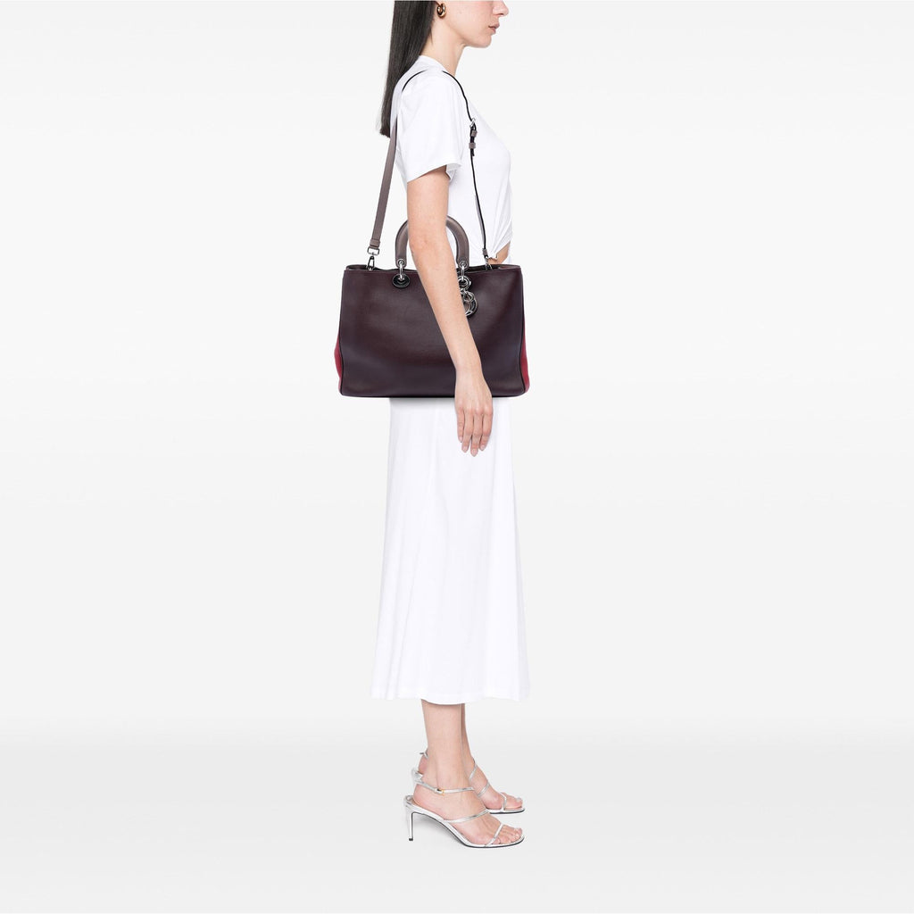 Dior Large Tricolor Diorissimo Satchel