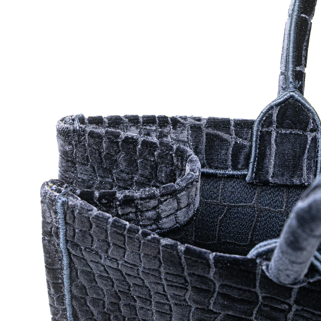 Dior Large Velvet Embossed Book Tote