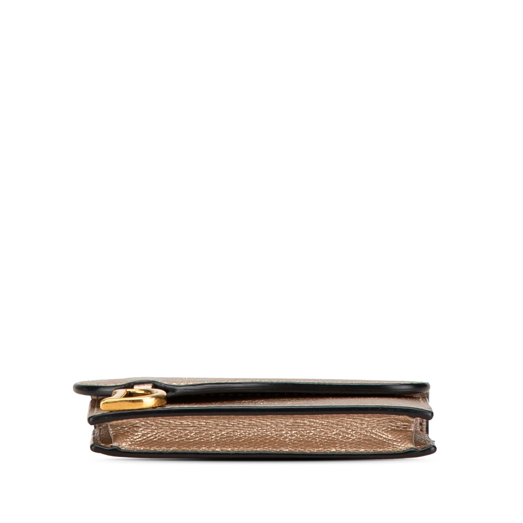 Dior Leather Saddle Card Holder