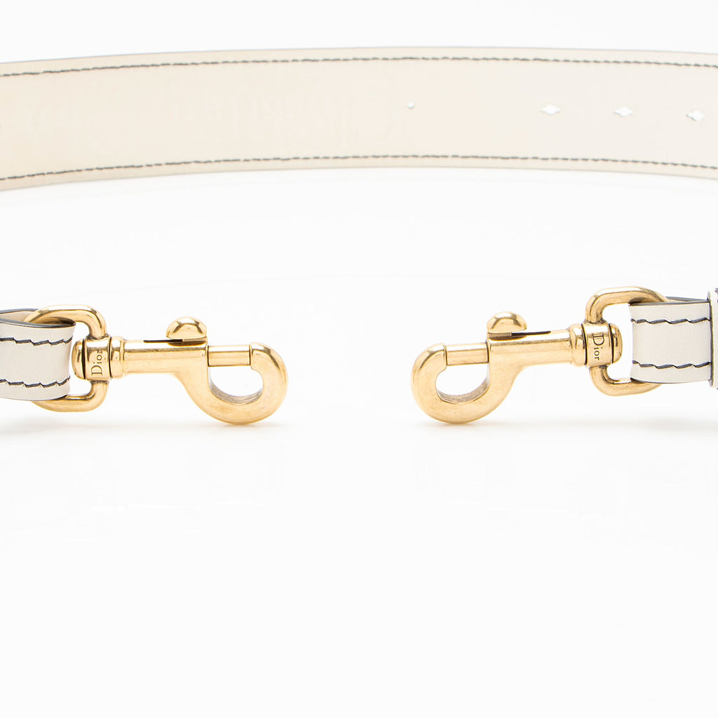 Dior Leather Studded J'Adior Adjustable Shoulder Strap - FINAL SALE