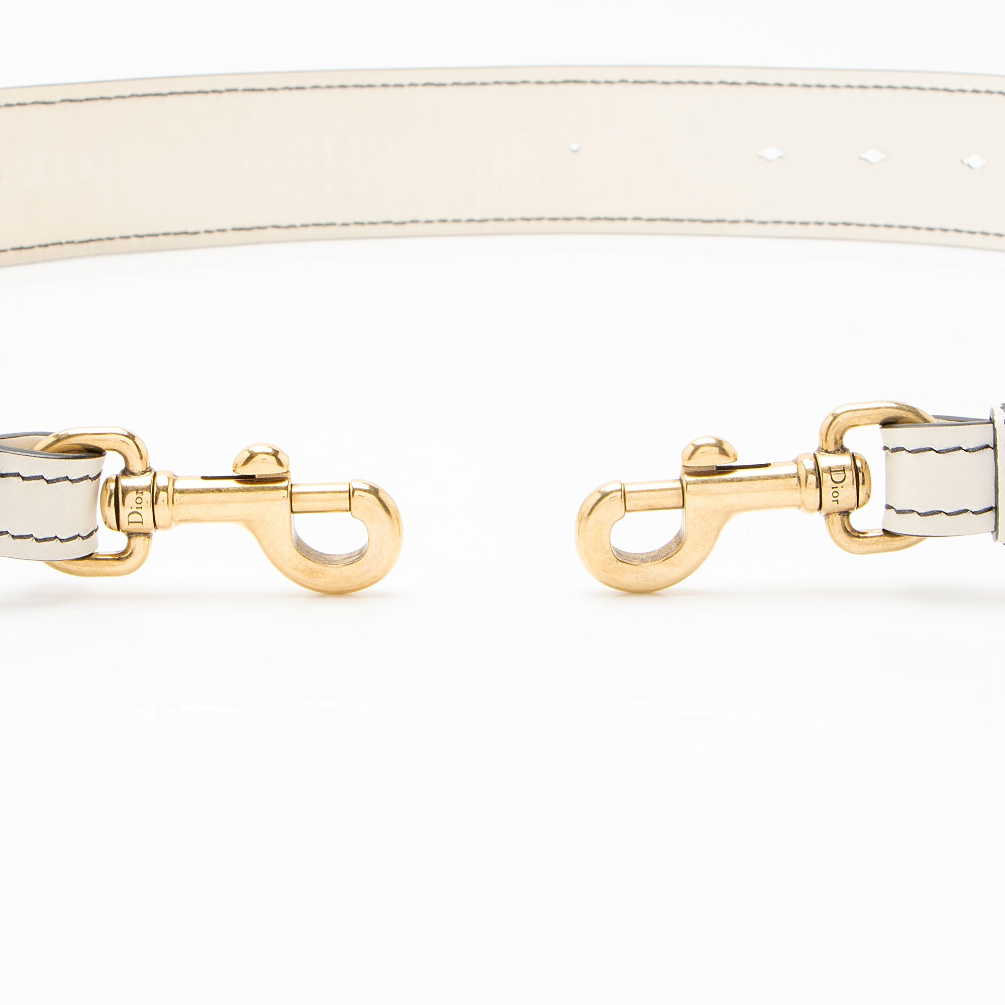 Dior Leather Studded J'Adior Adjustable Shoulder Strap - FINAL SALE