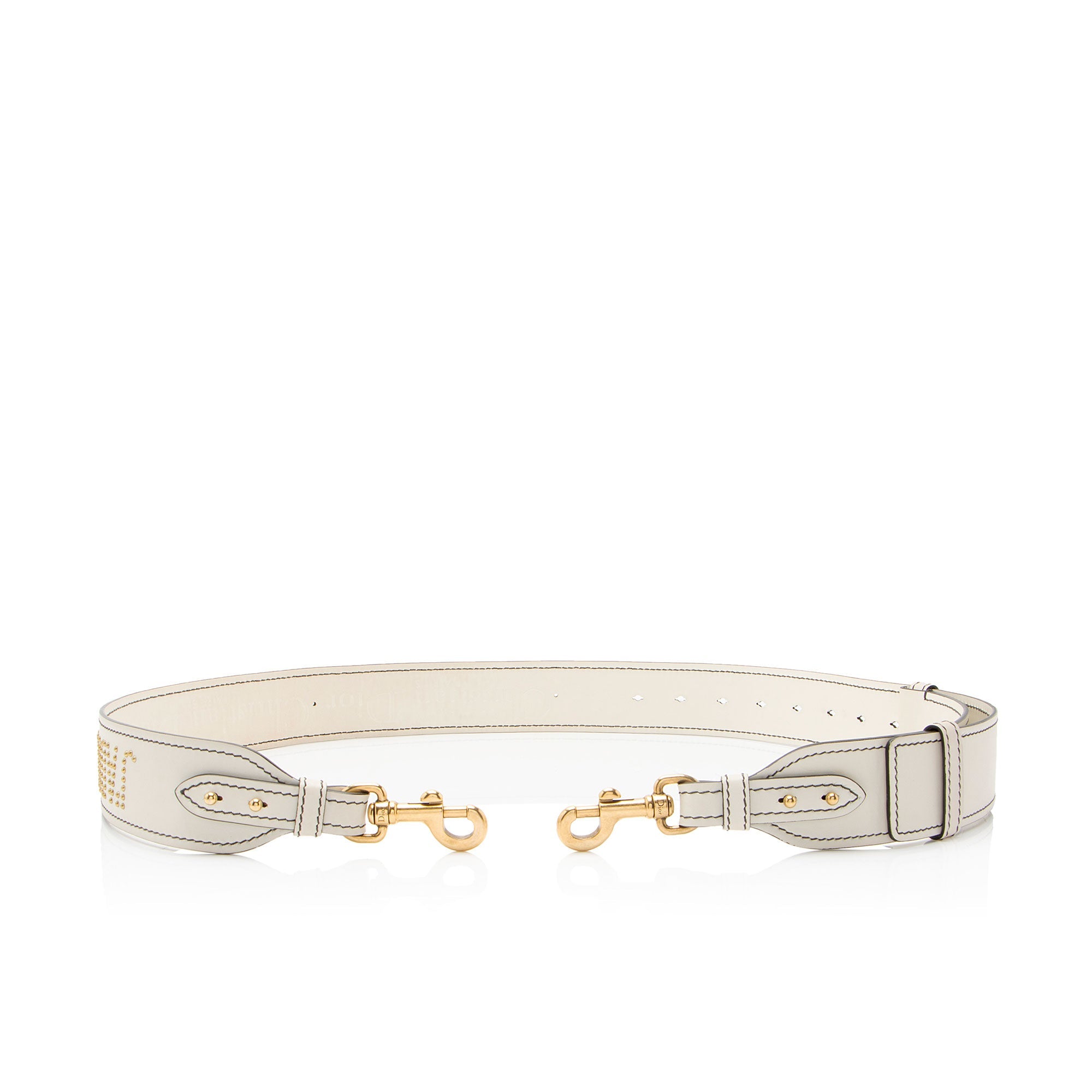 Dior Leather Studded J'Adior Adjustable Shoulder Strap - FINAL SALE