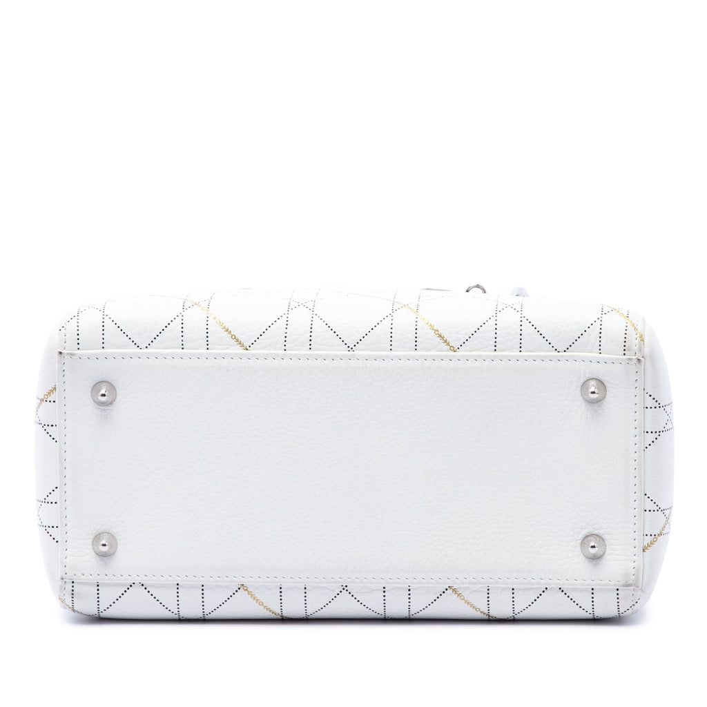 Dior Medium Calfskin Cannage Print Lady Dior