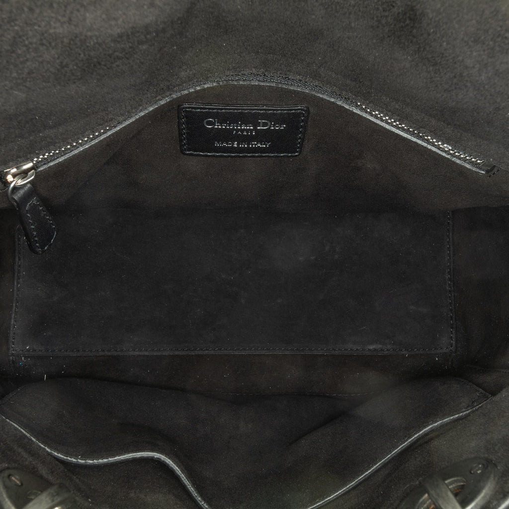 Dior Medium Calfskin Checkered Lady Dior (SHG-QaR3oV)