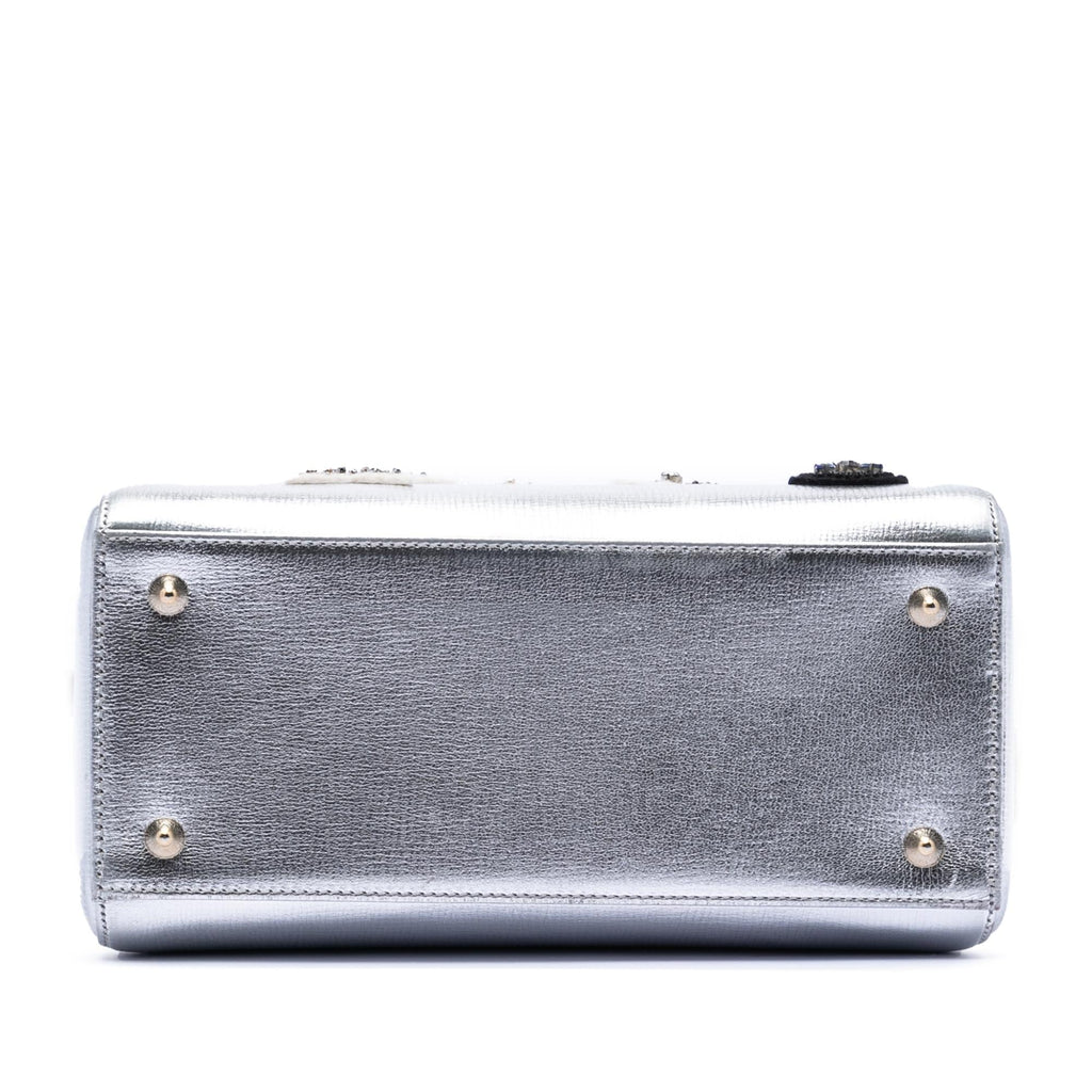 Dior Medium Calfskin Patch Embellished Lady Dior