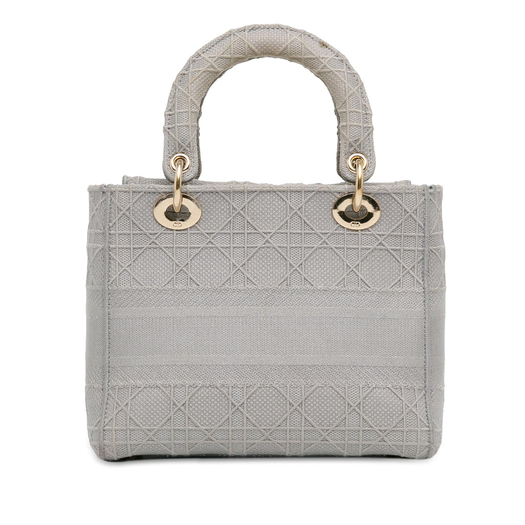 Dior Medium Canvas Cannage Lady D Lite