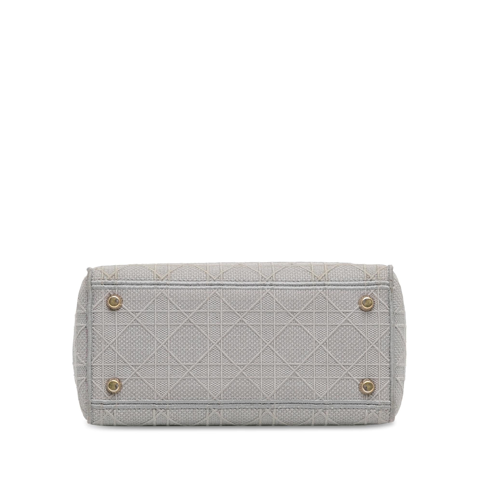 Dior Medium Canvas Cannage Lady D Lite