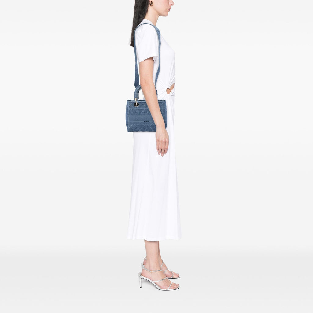 Dior Medium Canvas Cannage Lady D Lite