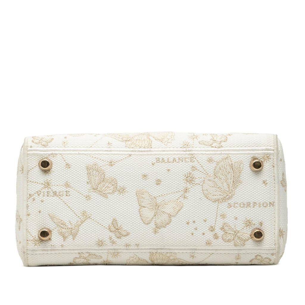 Dior Medium Embroidered Canvas Butterfly Zodiac Lady D Lite