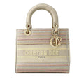 Dior Medium Embroidered Canvas Lady D-Lite (SHG-fmX9eY)