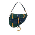 Dior Medium Embroidered Canvas Saddle Bag (SHG-igov5B)