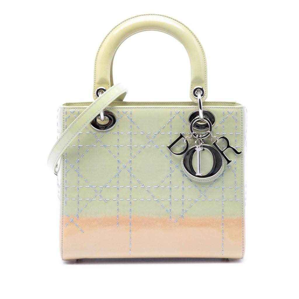 Dior Medium Ombre Patent Cannage Lady Dior