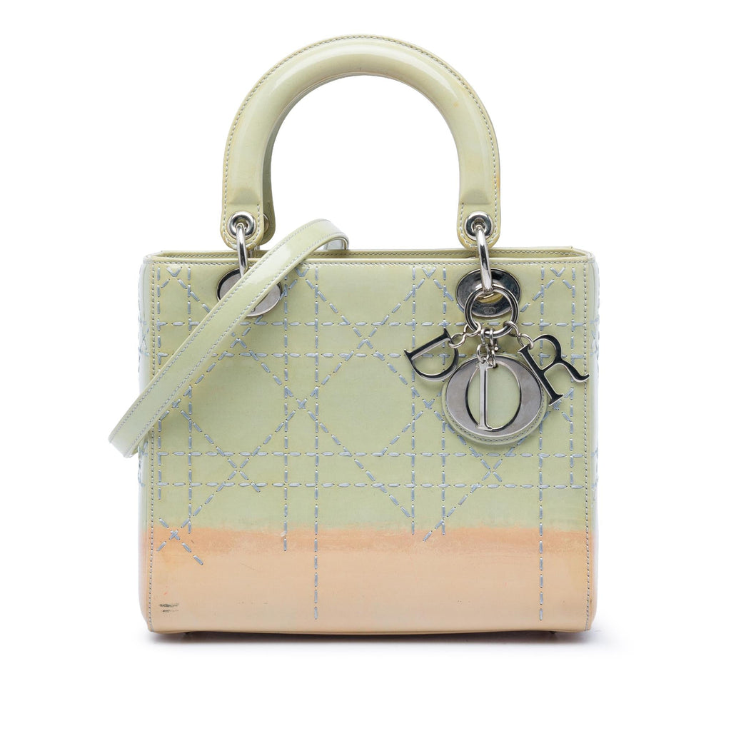 Dior Medium Ombre Patent Cannage Lady Dior
