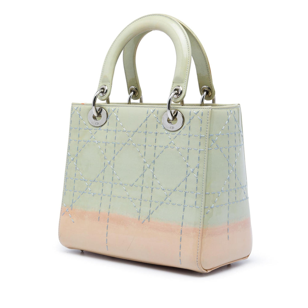 Dior Medium Ombre Patent Cannage Lady Dior