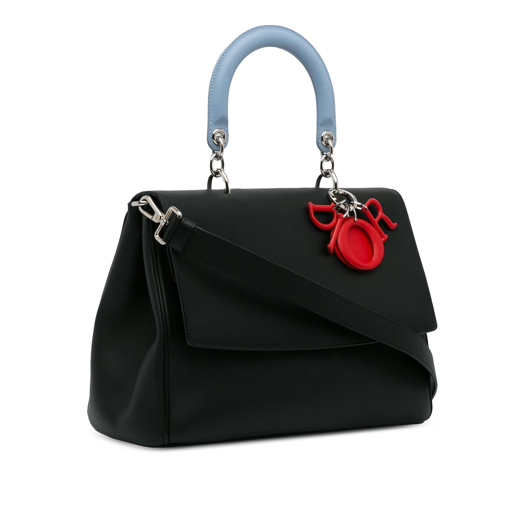 Dior Medium Tricolor Be Dior Satchel (SHG-rTMCxD)