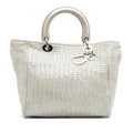 Dior Medium Woven Iridescent Calfskin Soft Lady Dior