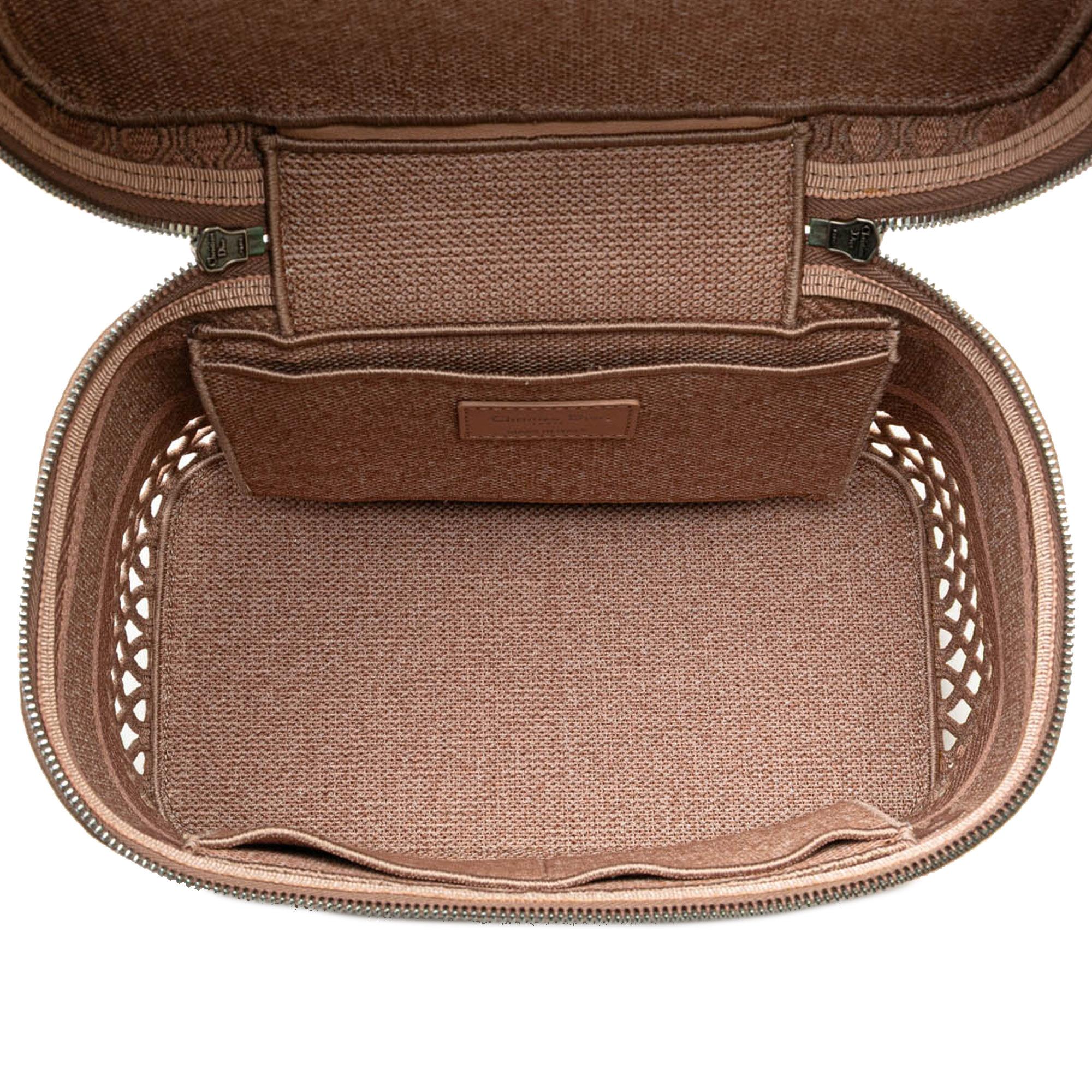 Dior Mesh Embroidered Diortravel Vanity Case