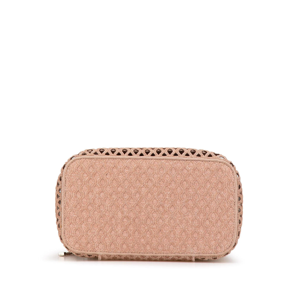 Dior Mesh Embroidered Diortravel Vanity Case