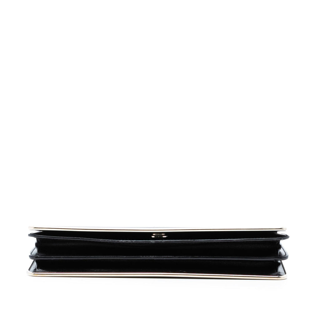Dior Metal Trimmed Smooth Calfskin Clutch