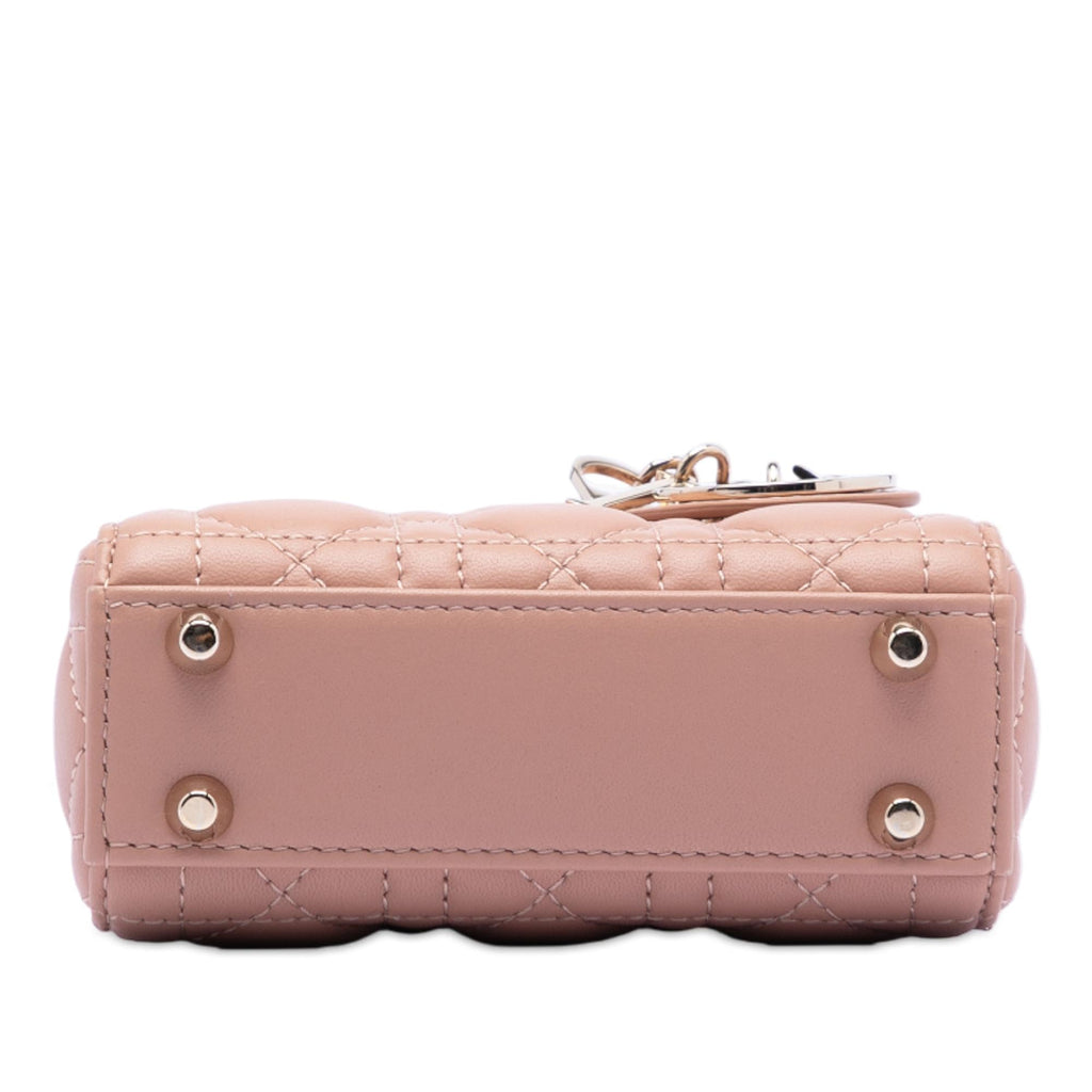Dior Micro Lambskin Cannage Lady Dior