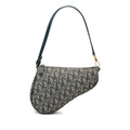 Dior Mini Diorissimo Canvas Saddle Pochette