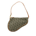 Dior Mini Diorissimo Canvas Saddle Pochette