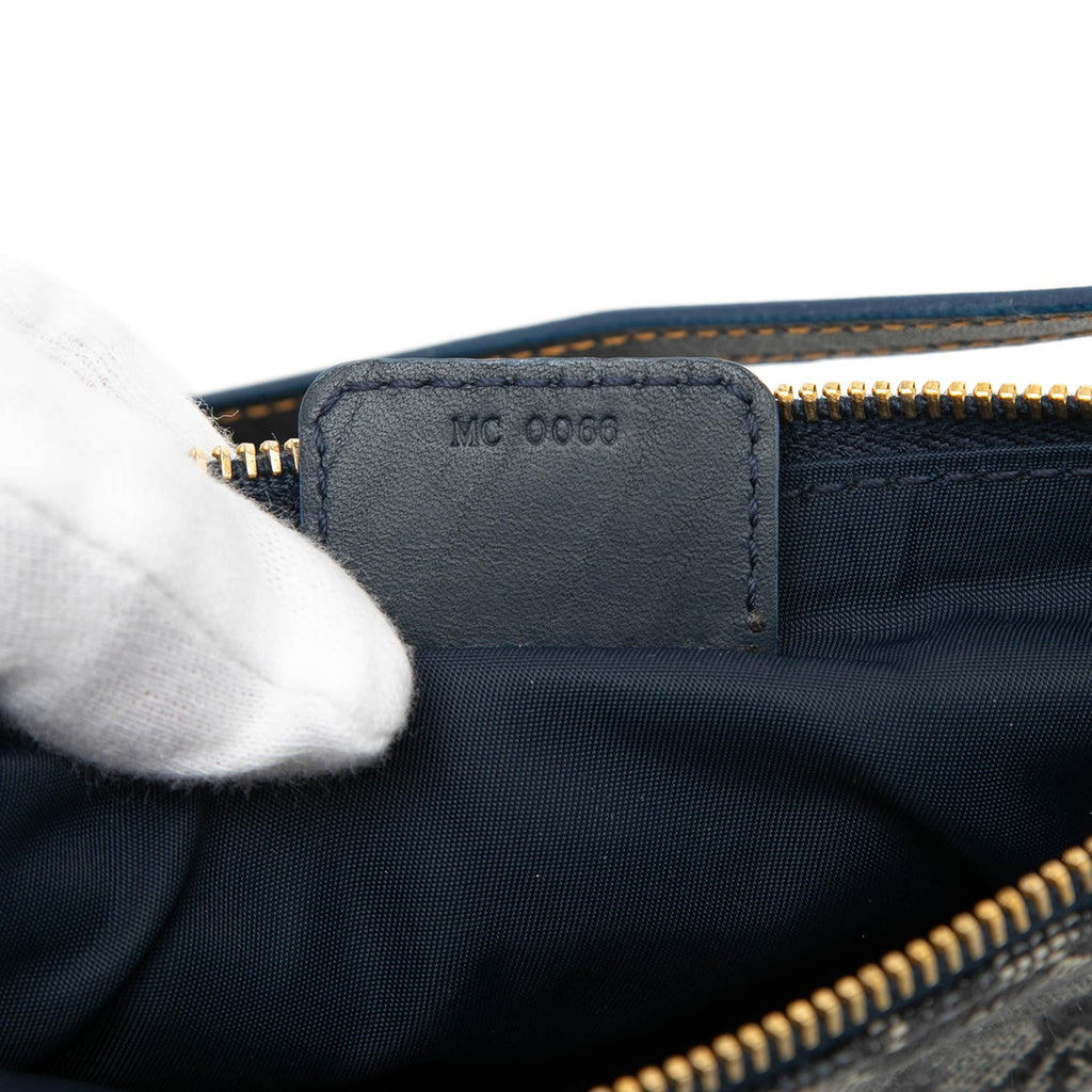Dior Mini Diorissimo Canvas Saddle Pochette