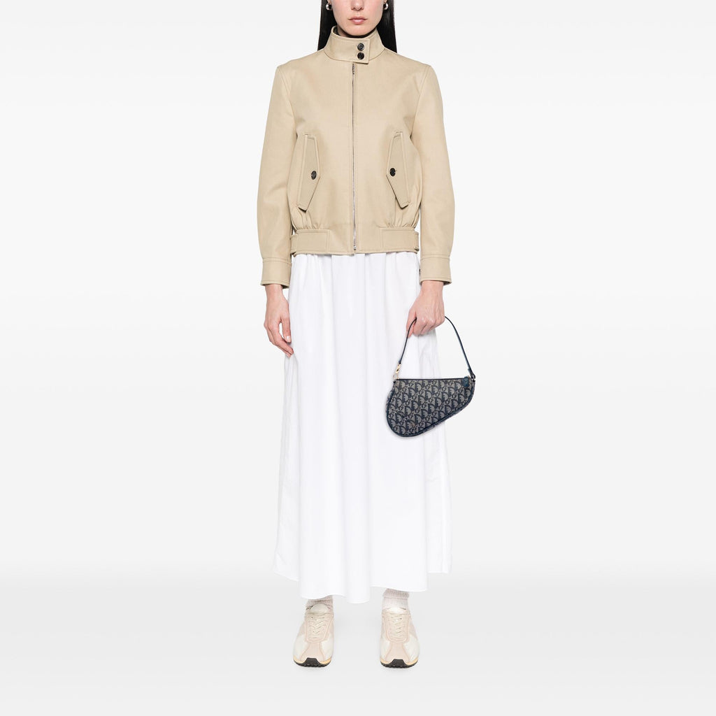 Dior Mini Diorissimo Canvas Saddle Pochette