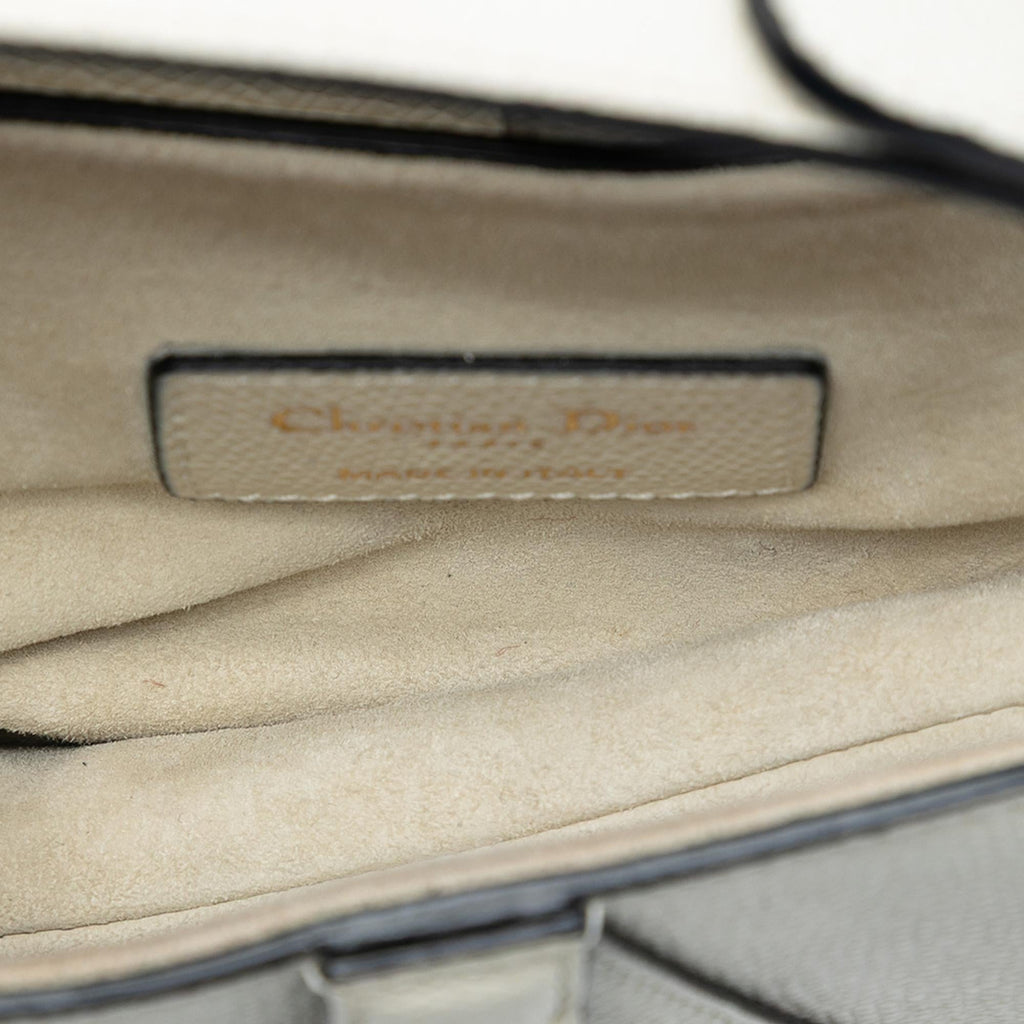 Dior Mini Grained Calfskin Saddle Bag
